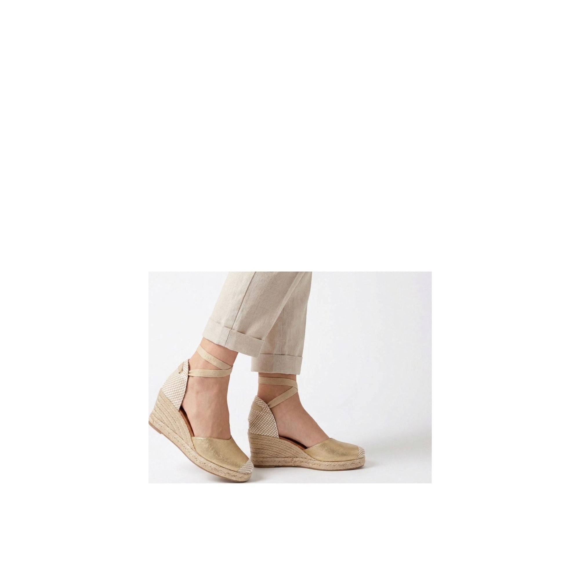 Jimena Mid Laces Champagne