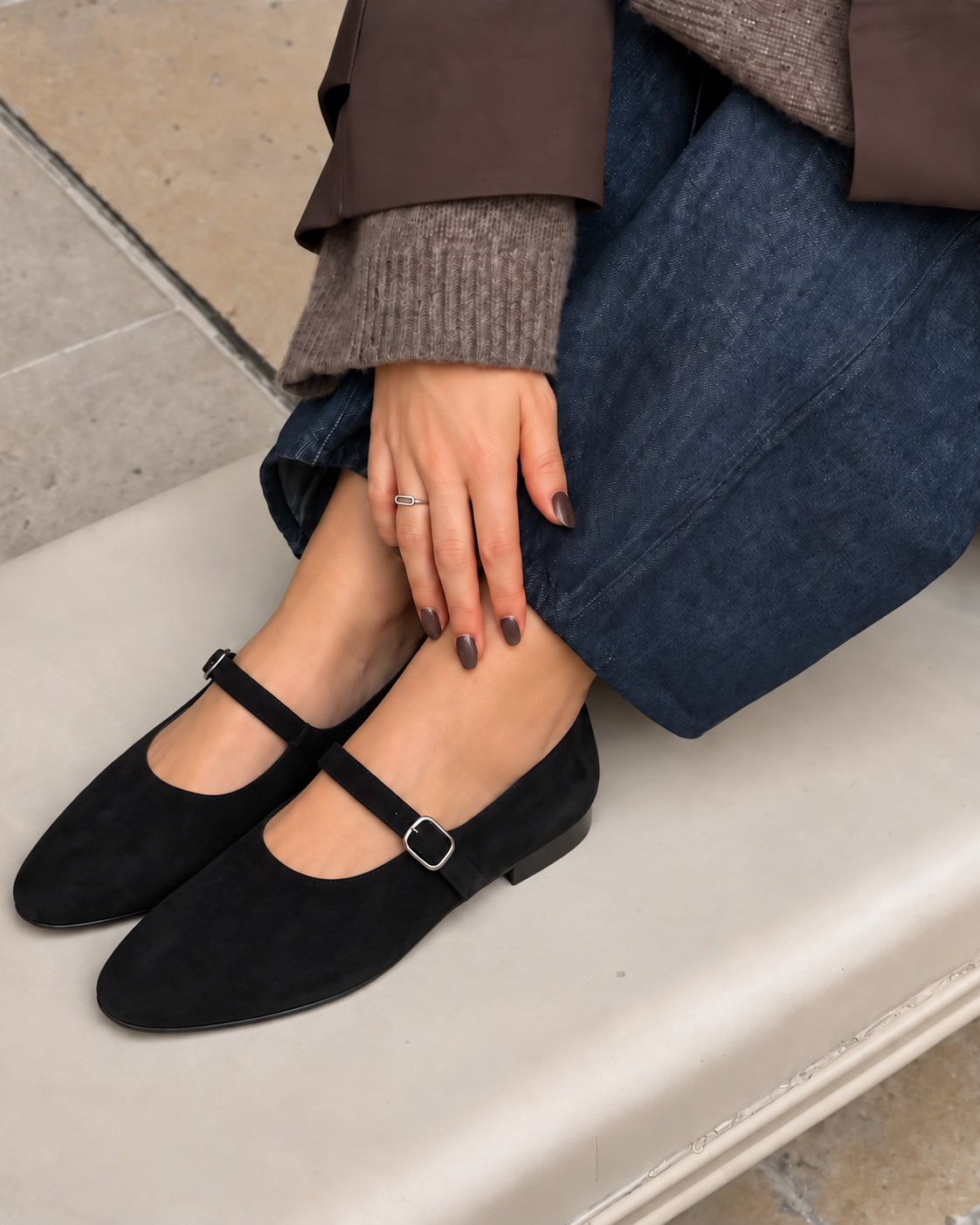 Amelie Suede Mary Jane