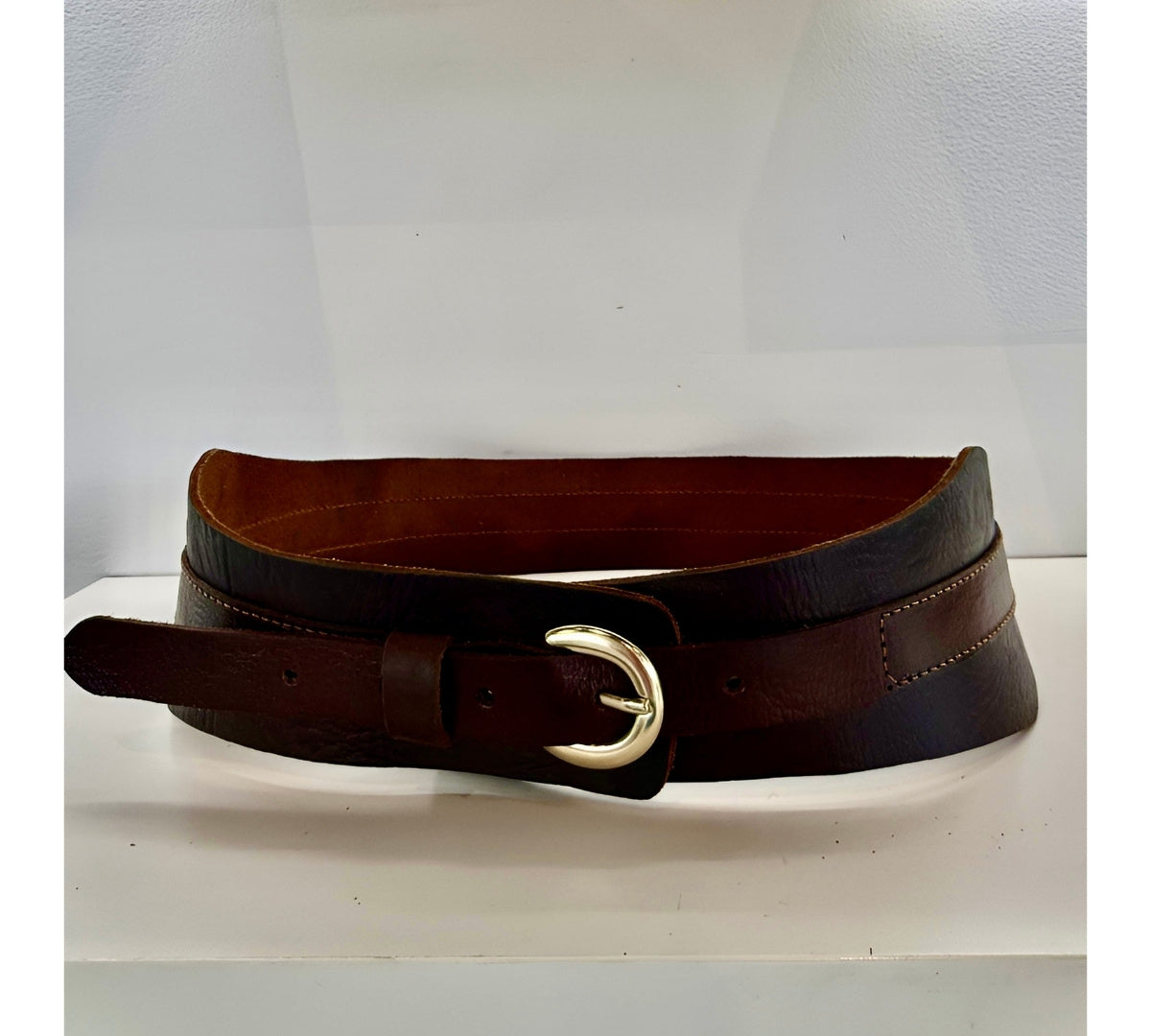 Sevilla Brown Saddle Belt