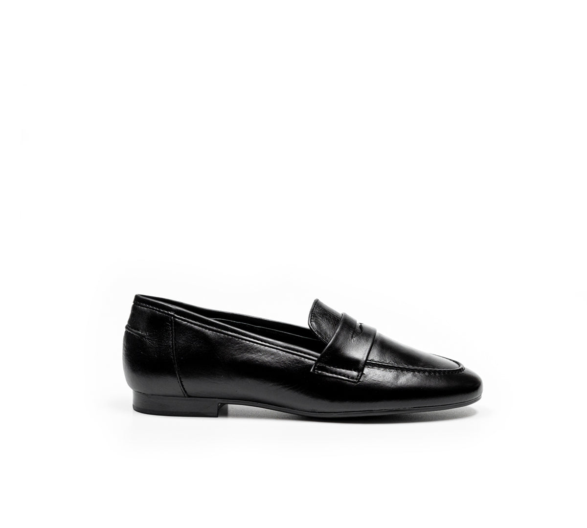 Toledo Penny Loafer Black Leather