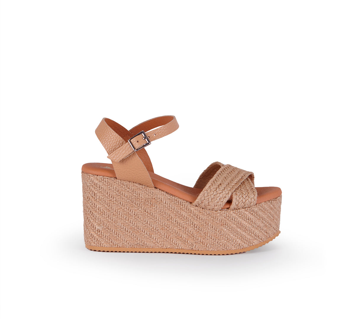 Walk on Air High Platform Natural Raffia