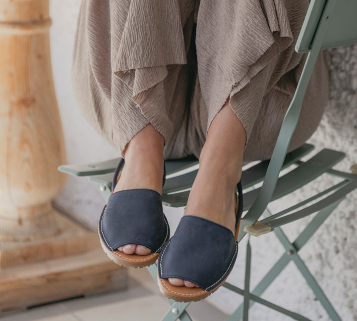 Nubuck Navy Menorquina