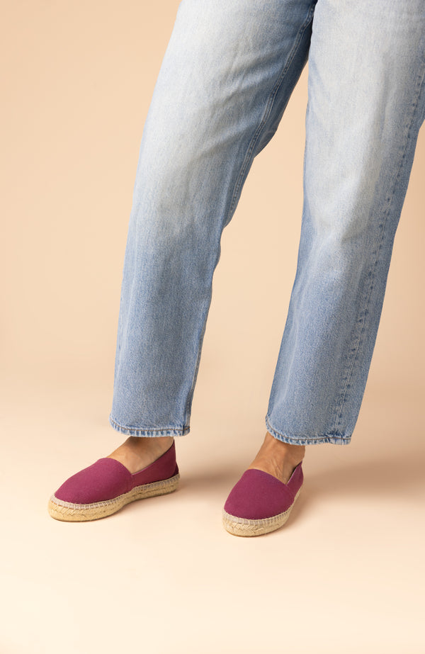 Marbella Burgundy Espadrille..