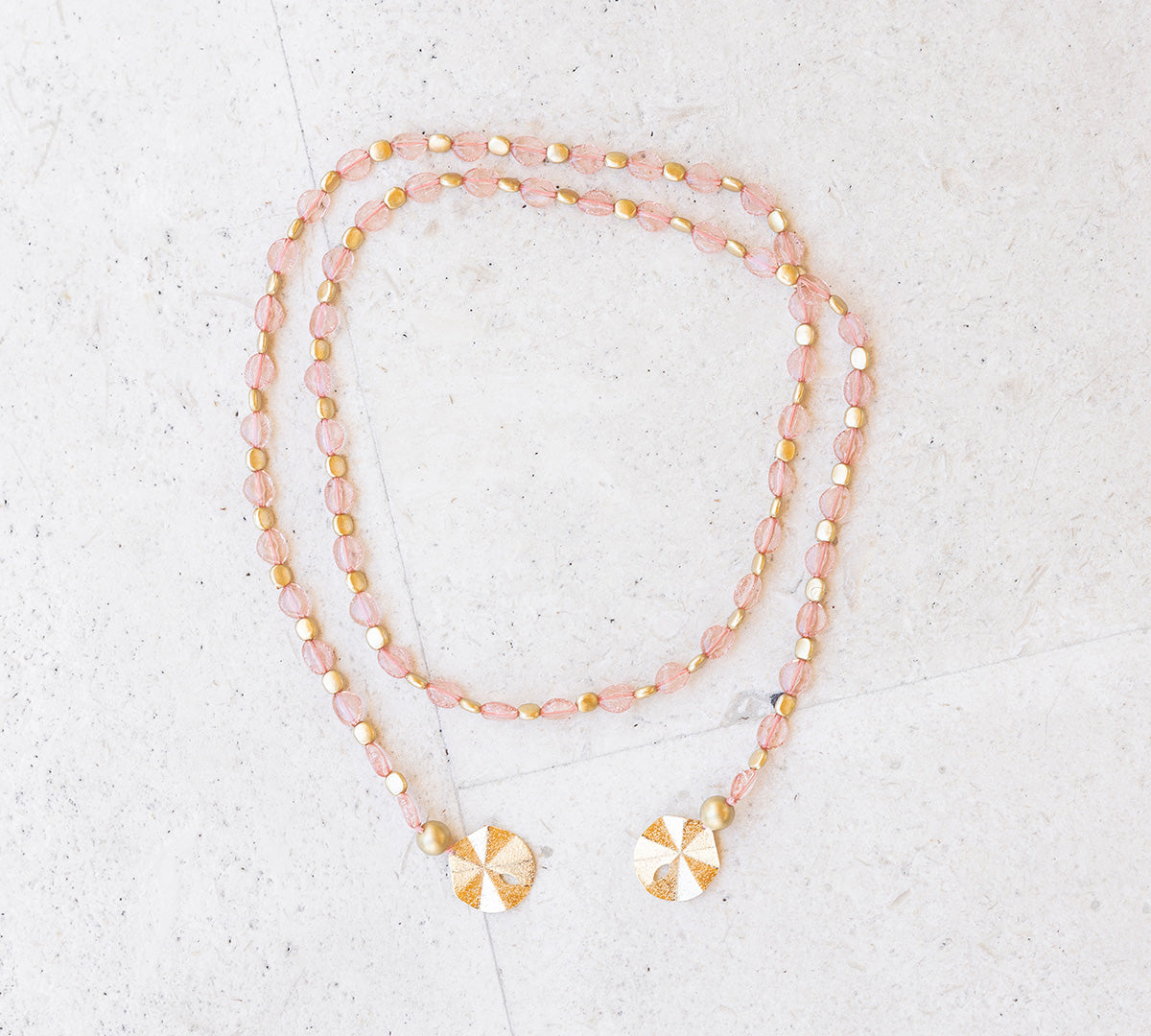 Aurora Pink Long Necklace