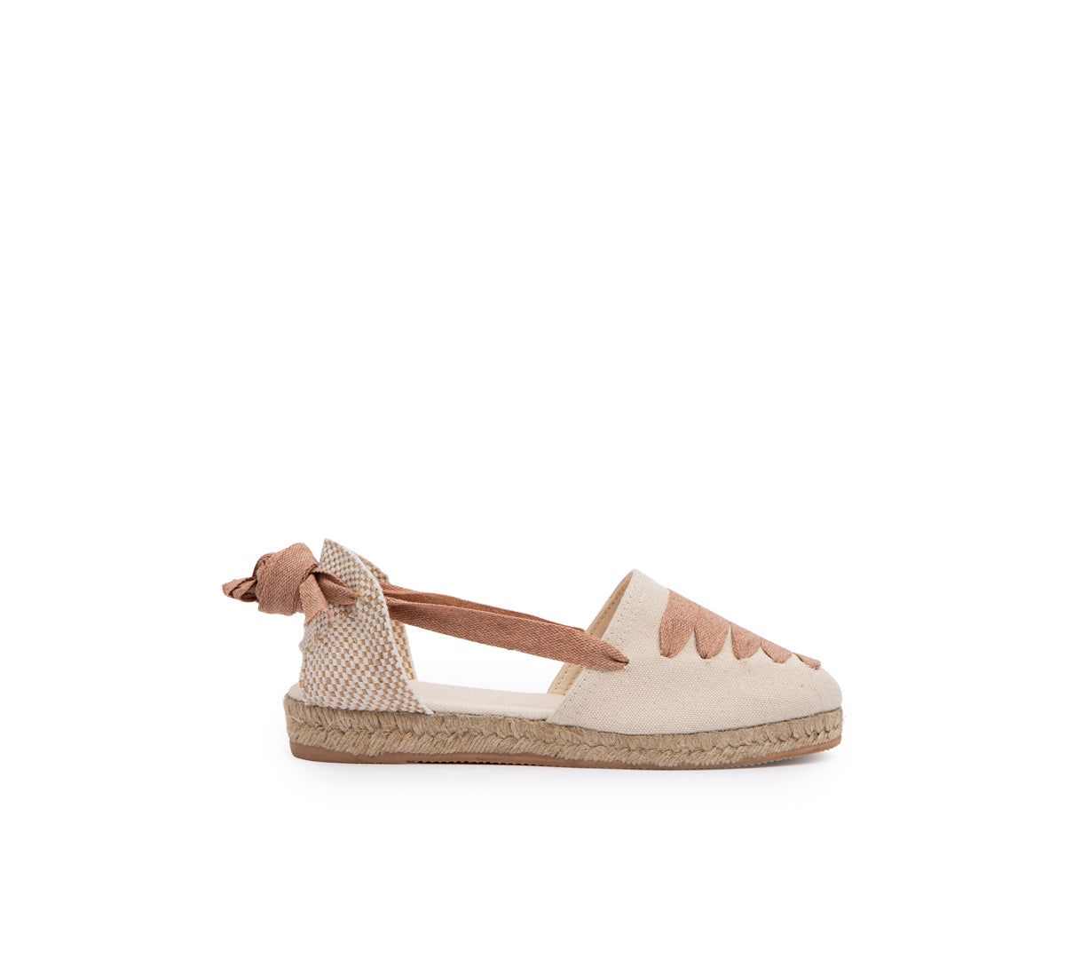 Gimena Ivory Top Laces Espadrille