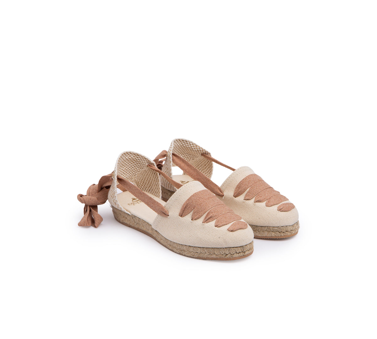 Gimena Ivory Top Laces Espadrille