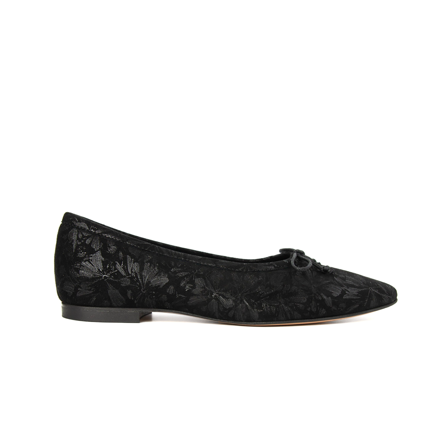 Amelie Ballet Flat - Black Floral