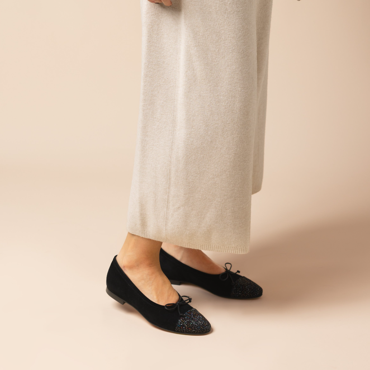 Amelie Cap-Toe Ballet Flat - Speckle