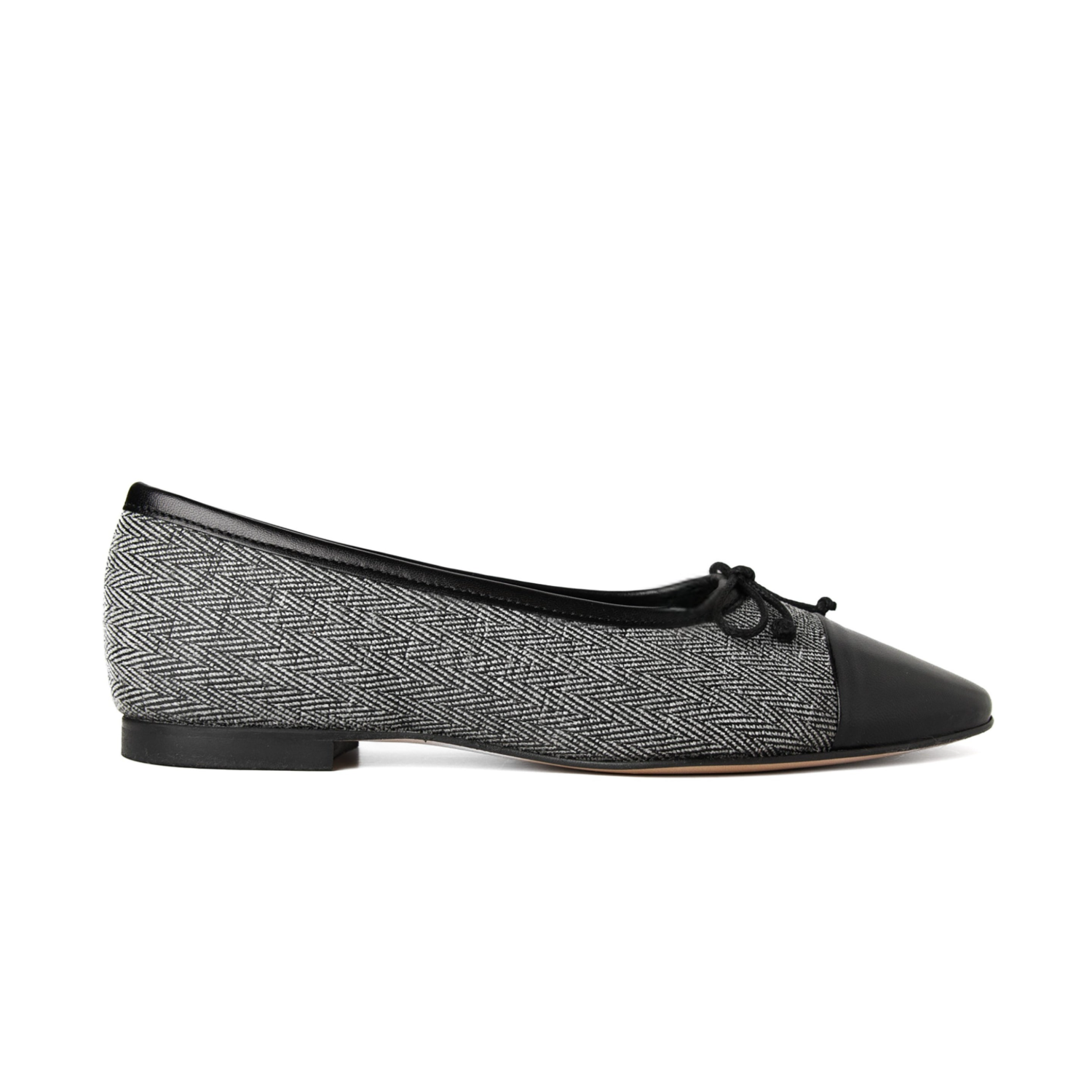 Amelie Cap-Toe Ballet Flat - Tweed