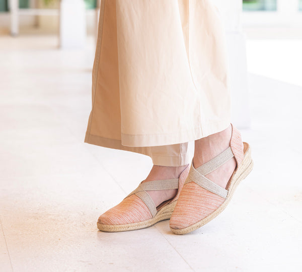 Barbate Brick Stripes Low wedge