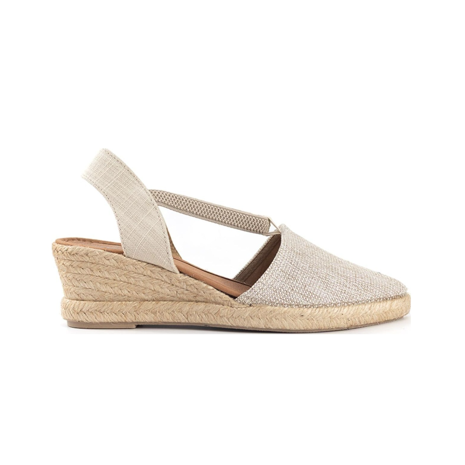 Barbate Low Espadrille - Silver