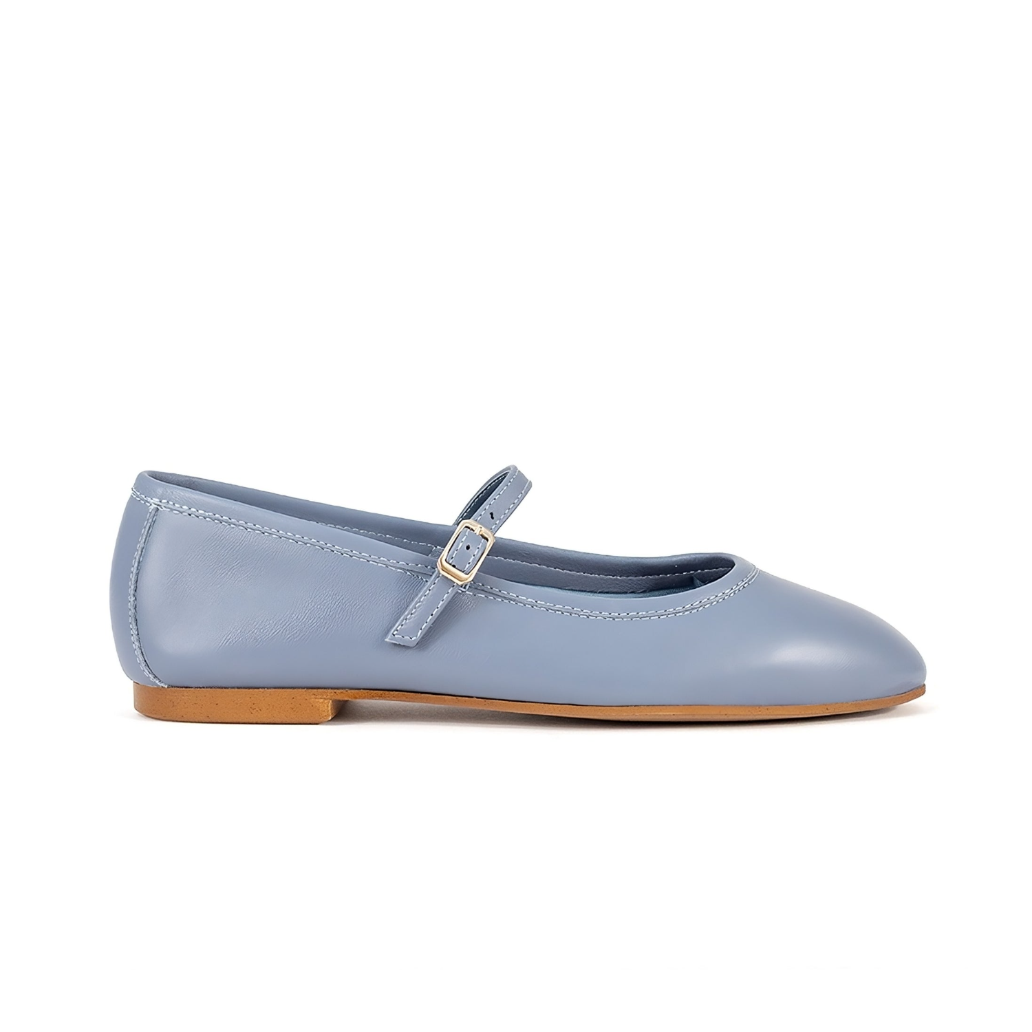 Boheme Mary Jane Flat - Twilight Blue