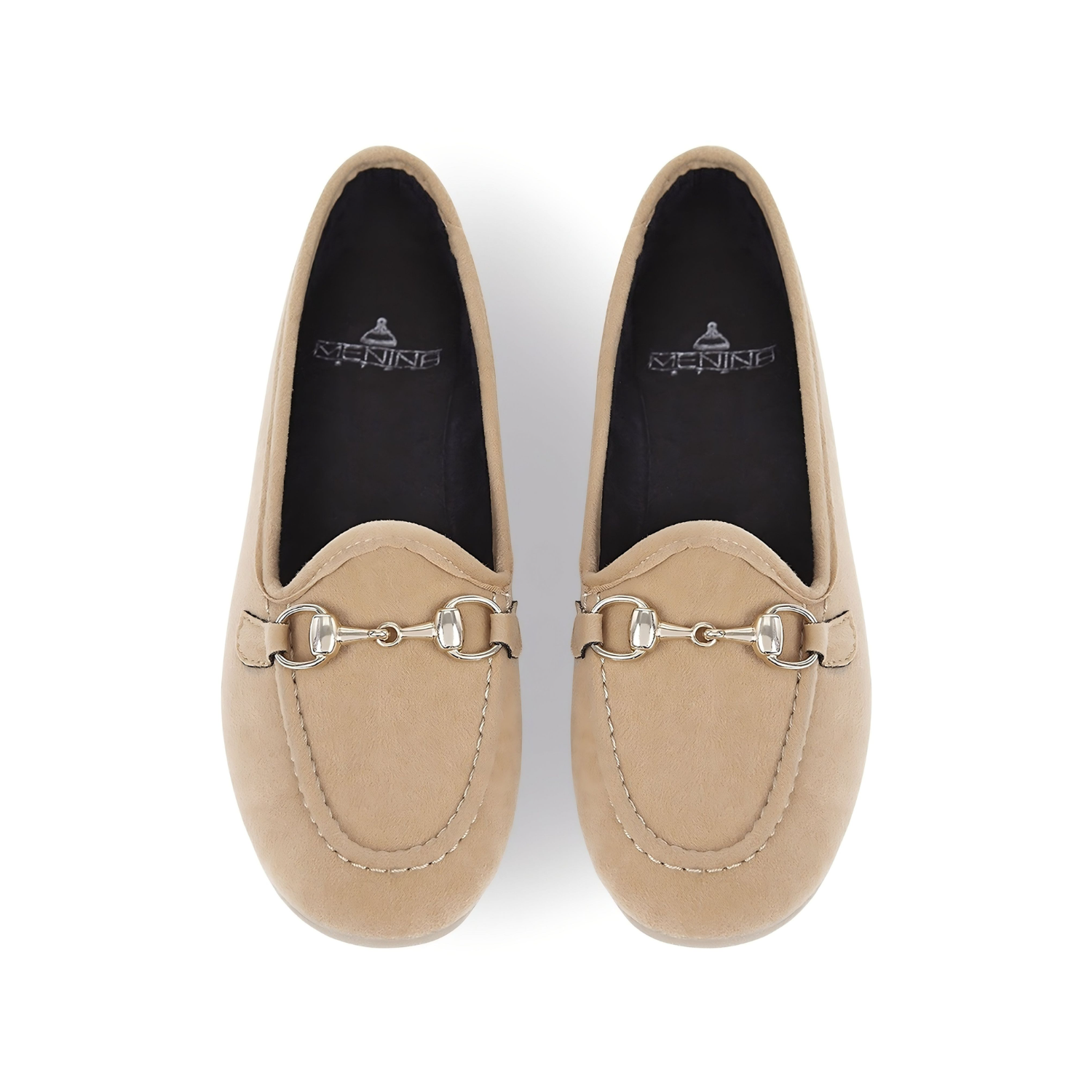 Royal Buckle Slipper - Light Beige