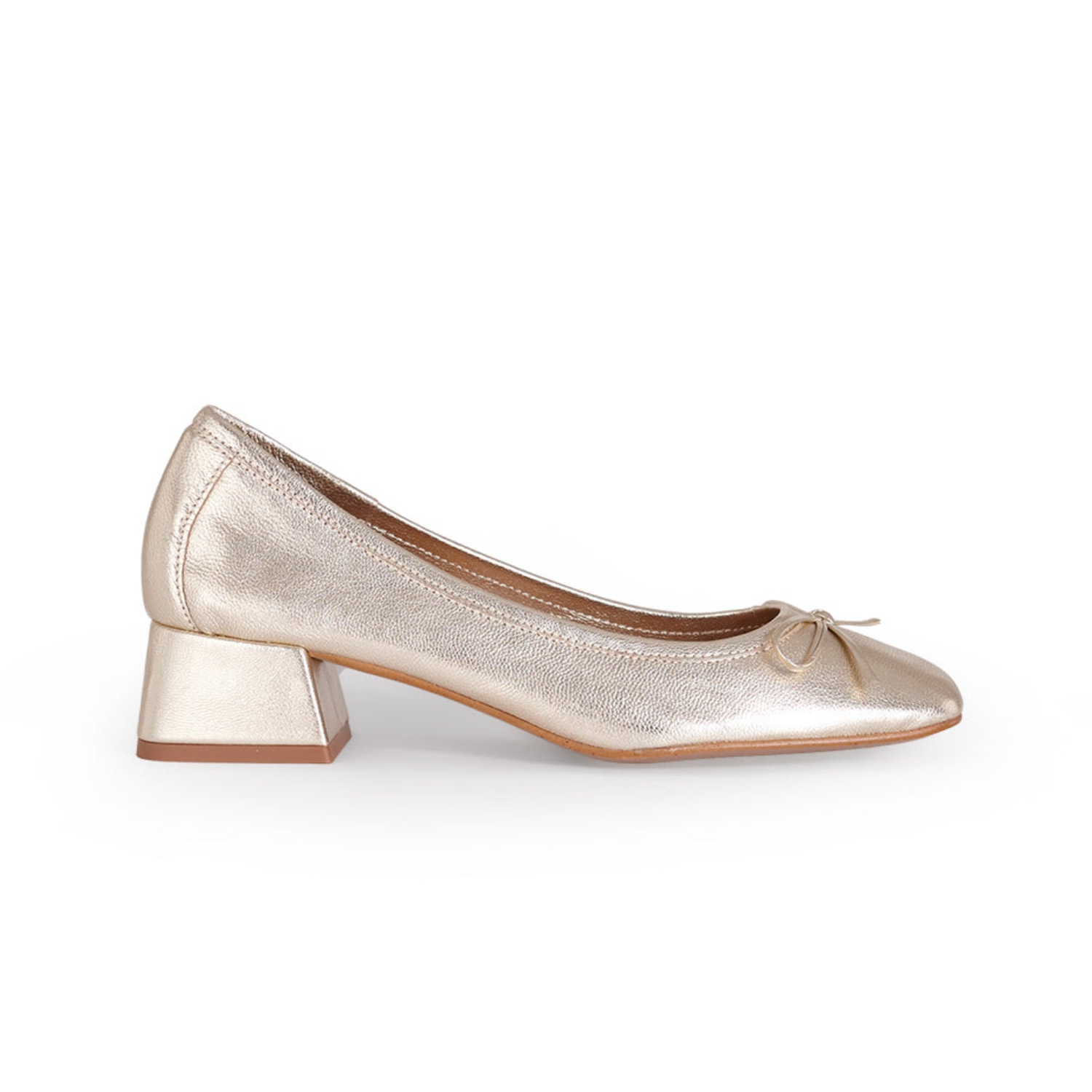Cosime Gold Small Heel
