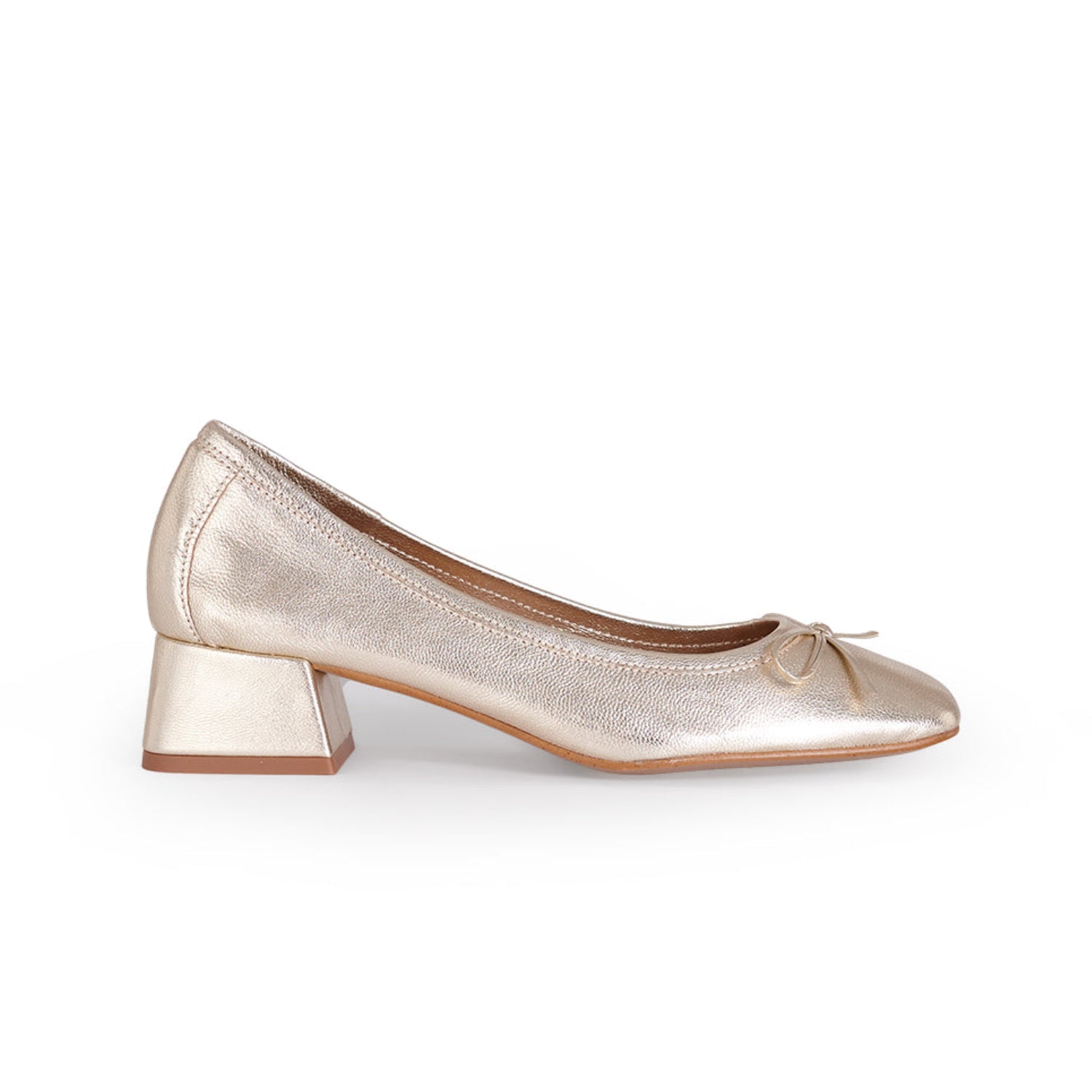 Cosime Gold Small Heel