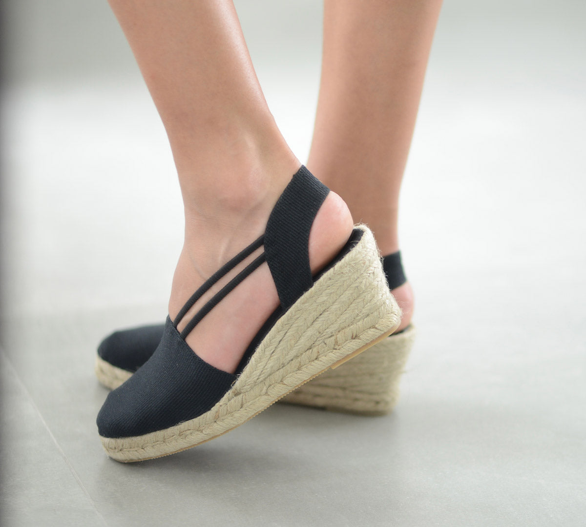 Barbate Black Medium  Espadrille