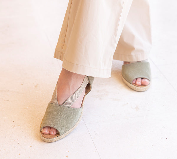 Floirac  Olive Wedge Low