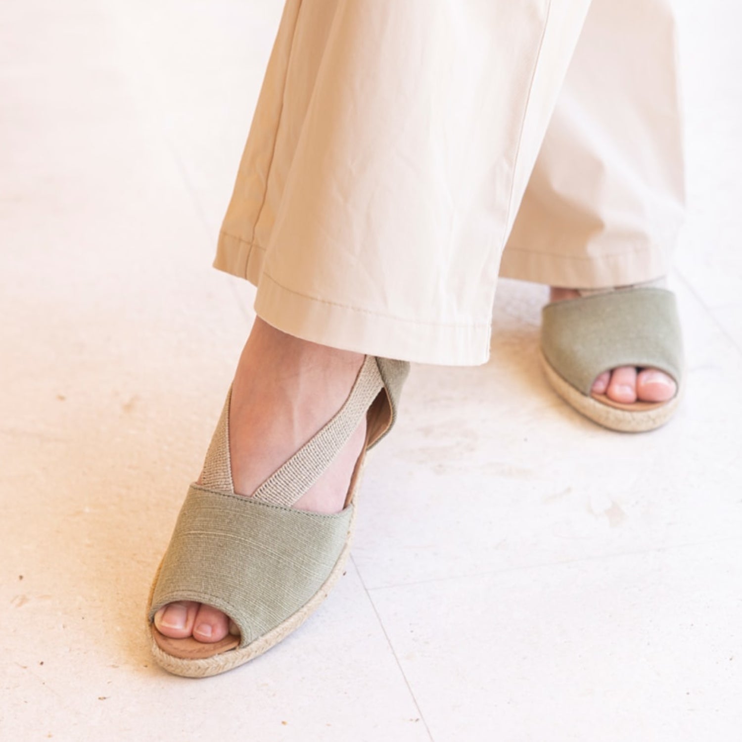 Floirac Low Espadrille - Olive