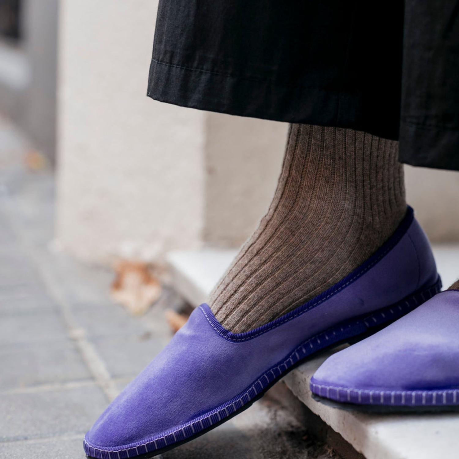 Furlane Slipper - Velluto Lavanda
