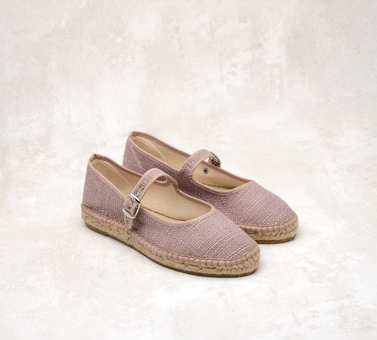 Espadrille Mary Jane Weaved Blush