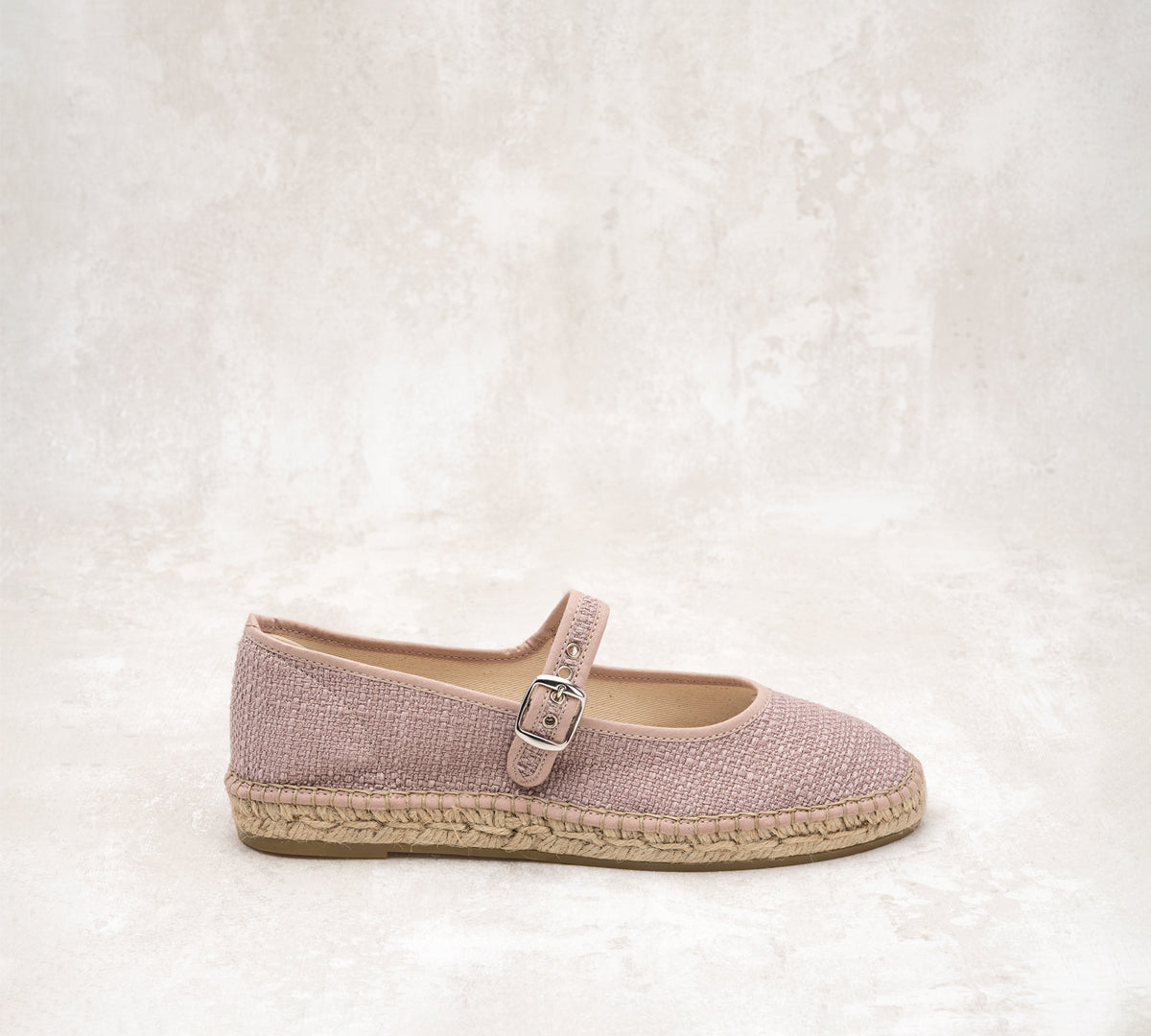 Espadrille Mary Jane Weaved Blush