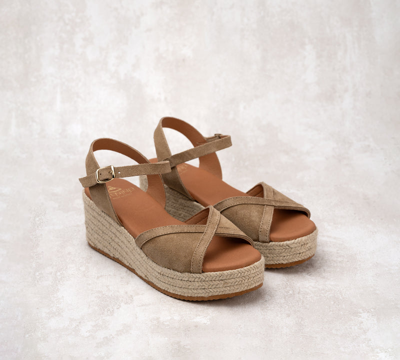 Triana Suede Wedge