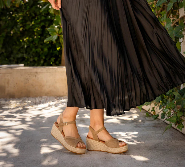 Triana Suede Wedge
