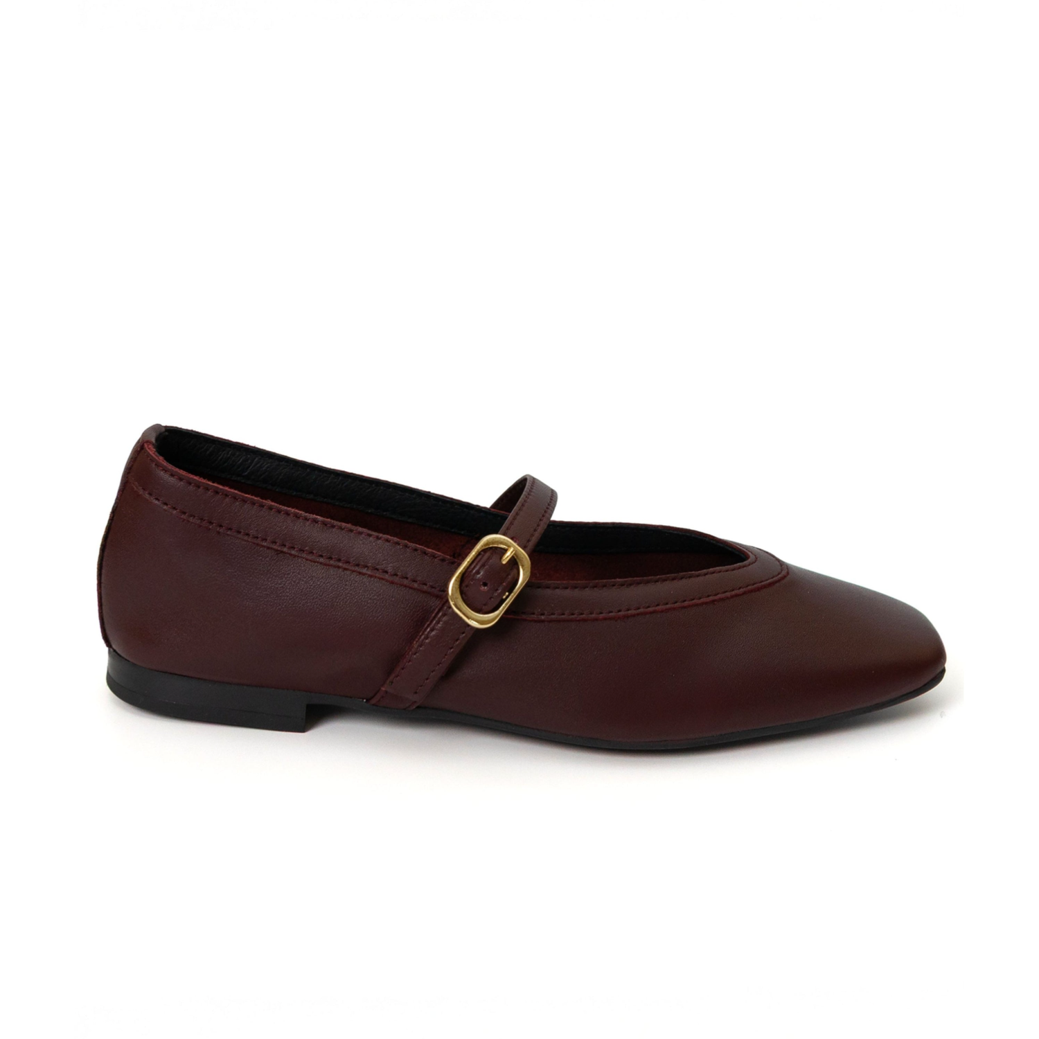 Greta Mary Jane - Burgundy