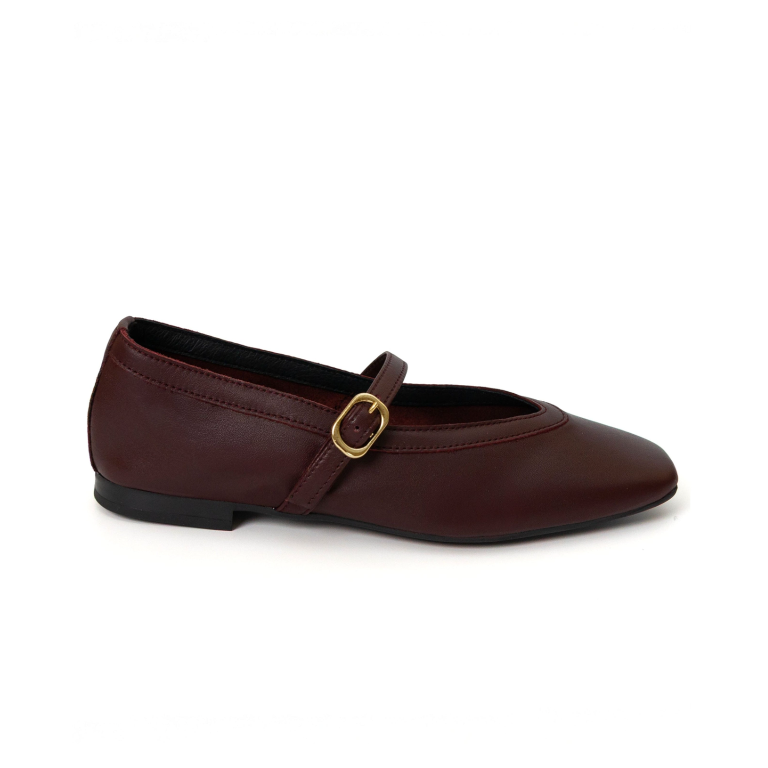 Greta Mary Jane - Burgundy
