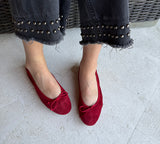 Sofia Elastic Burgundy