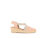 Barbate Brick Stripes Low wedge