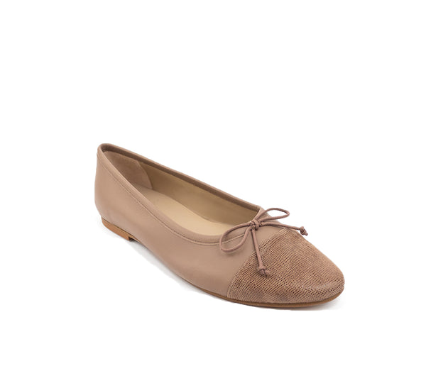 Belle Mocha Leather With Almond Toe