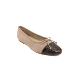 Belle Taupe Suede Cap Toe Expresso
