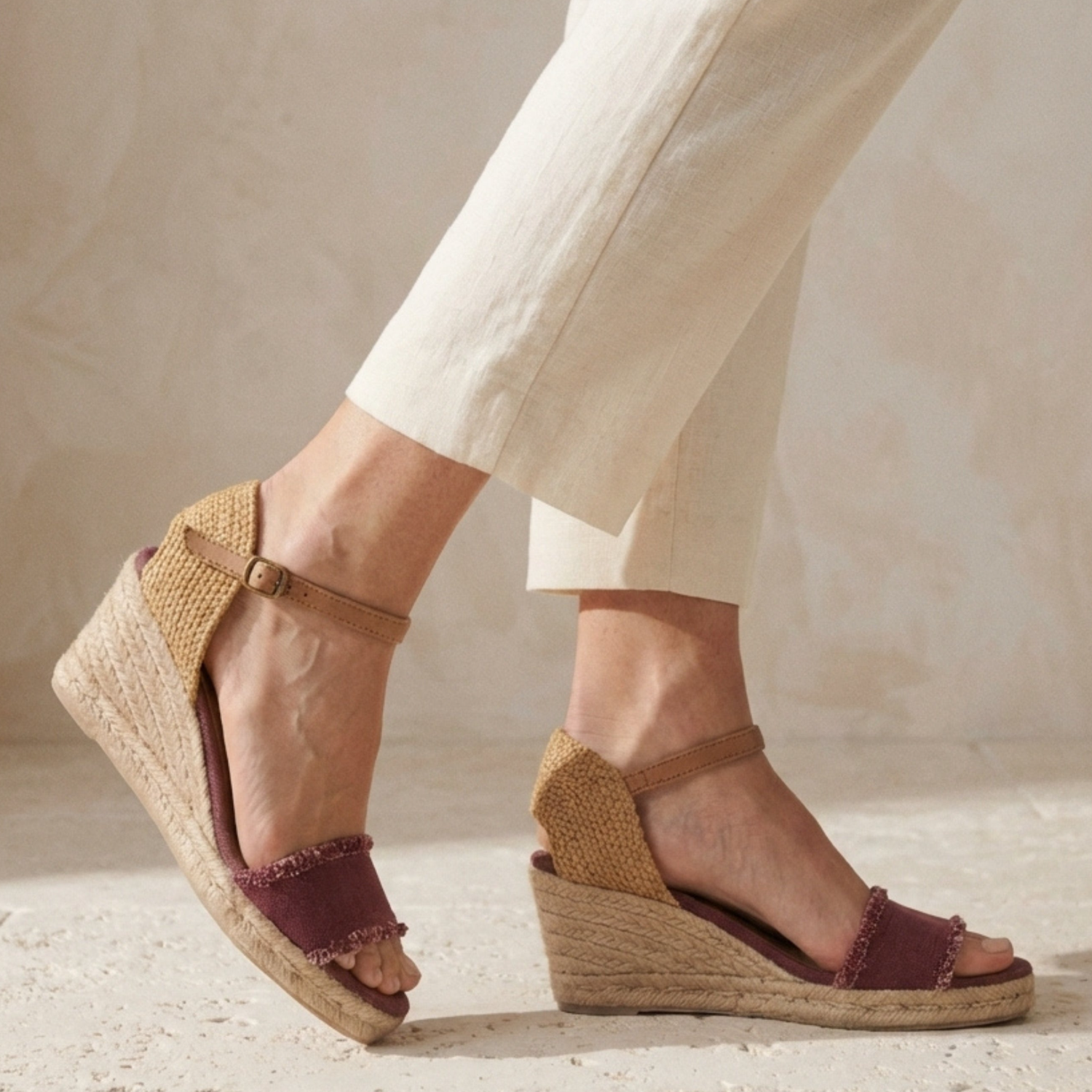 Inesa Wedge - Salmon