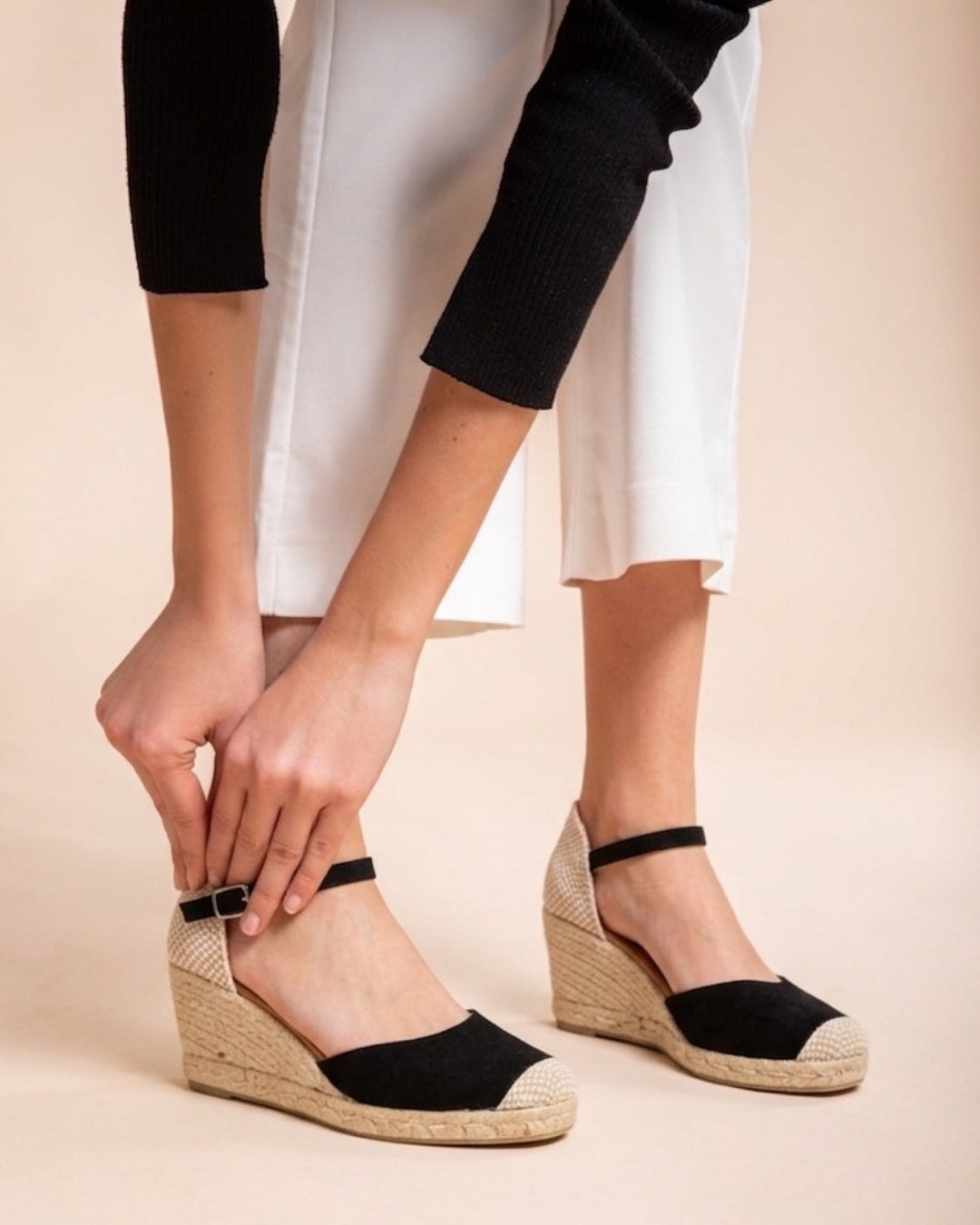 Jimena Mid Strap Black
