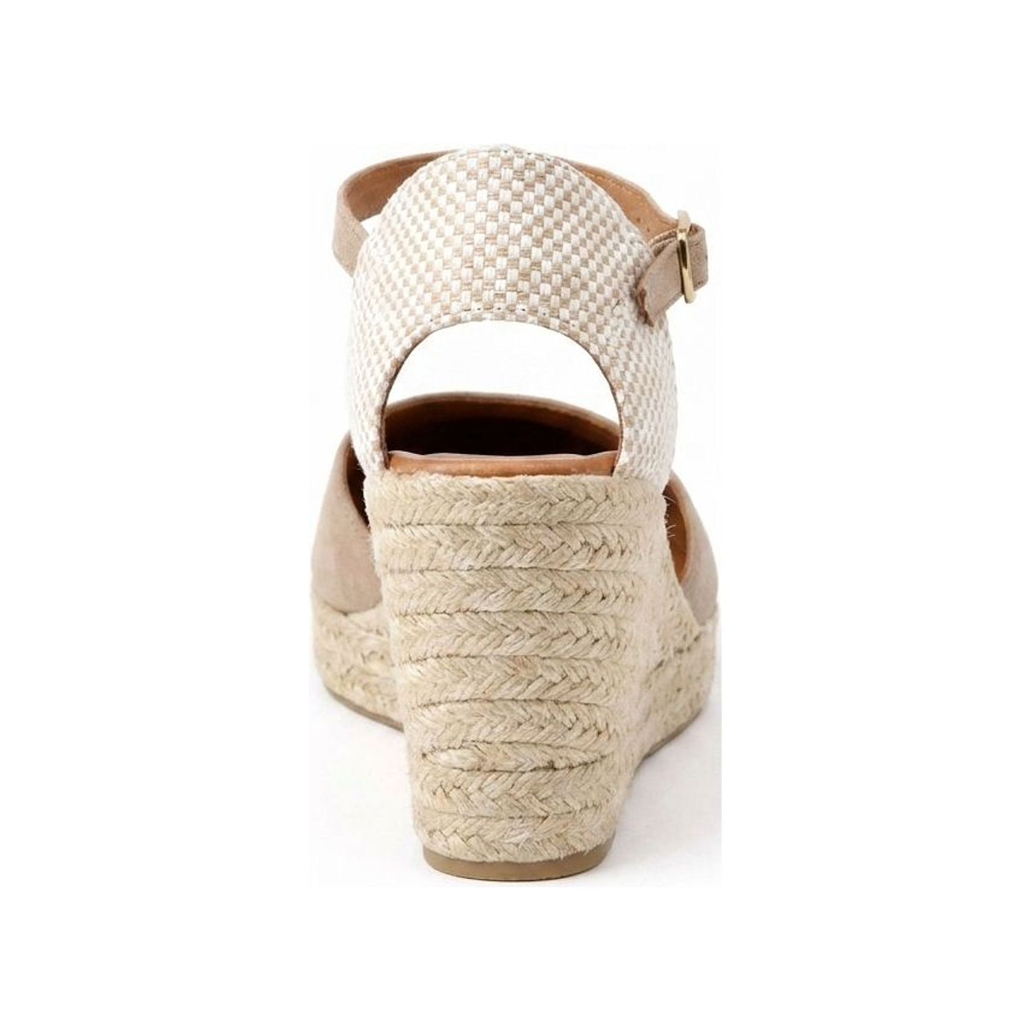 Jimena High Strap Wedges - Taupe