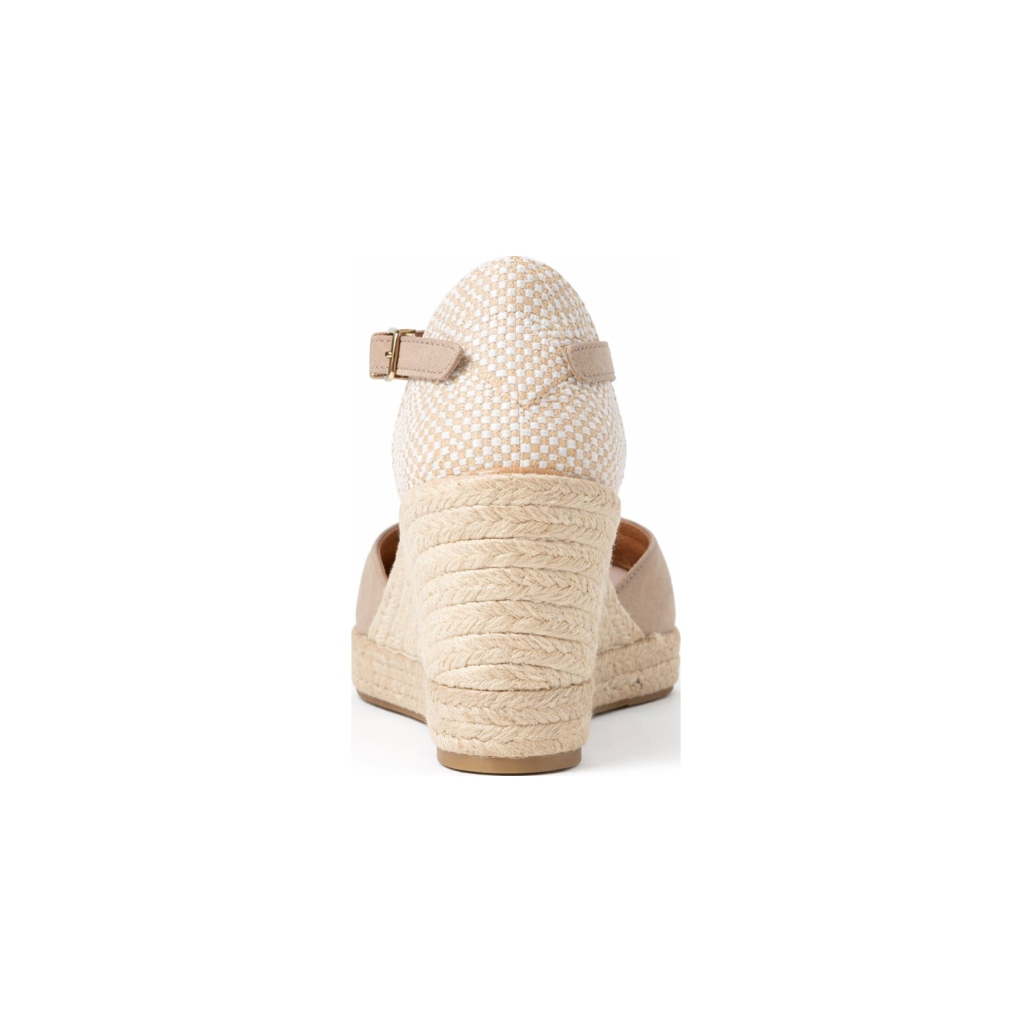 Jimena High Strap Wedges - Taupe