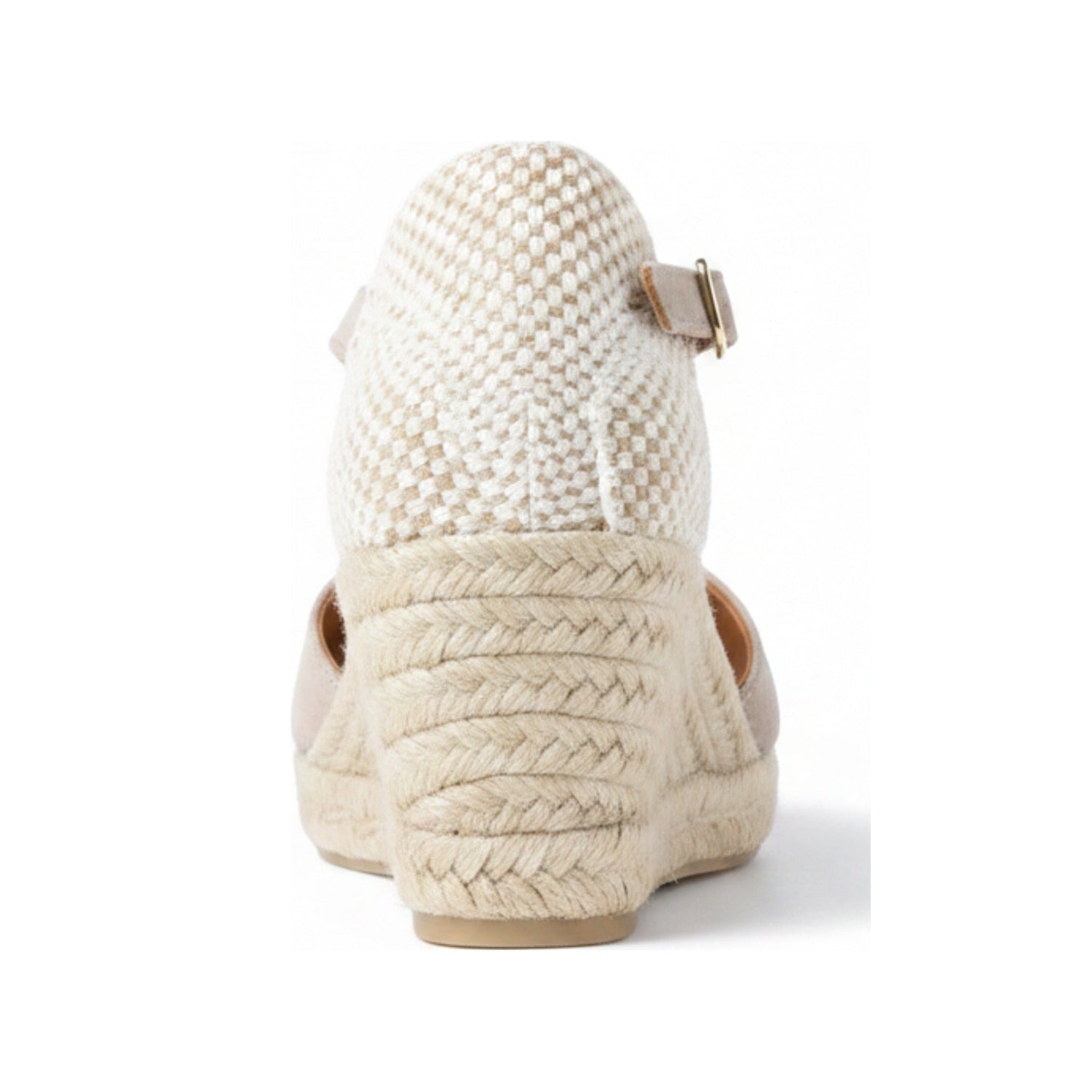 Jimena Medium Strap Wedges - Taupe