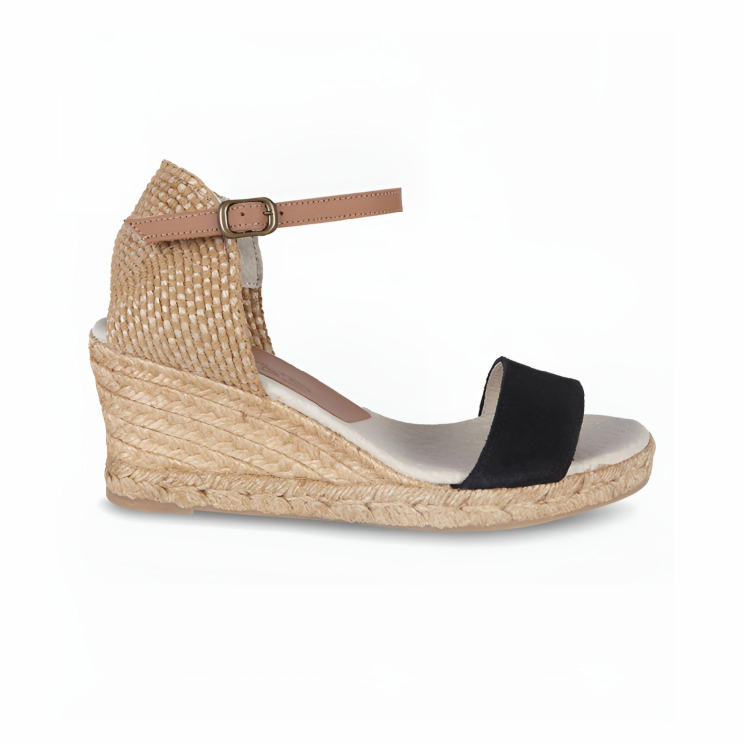 Jimena Single Band Wedges - Black