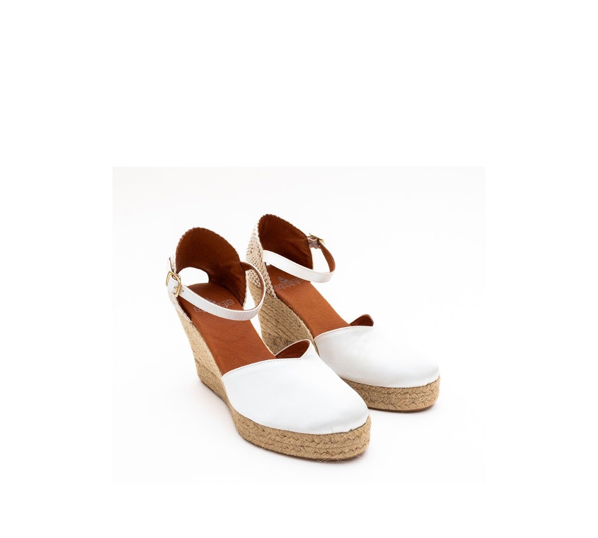 Jimena High Strap Wedges - White