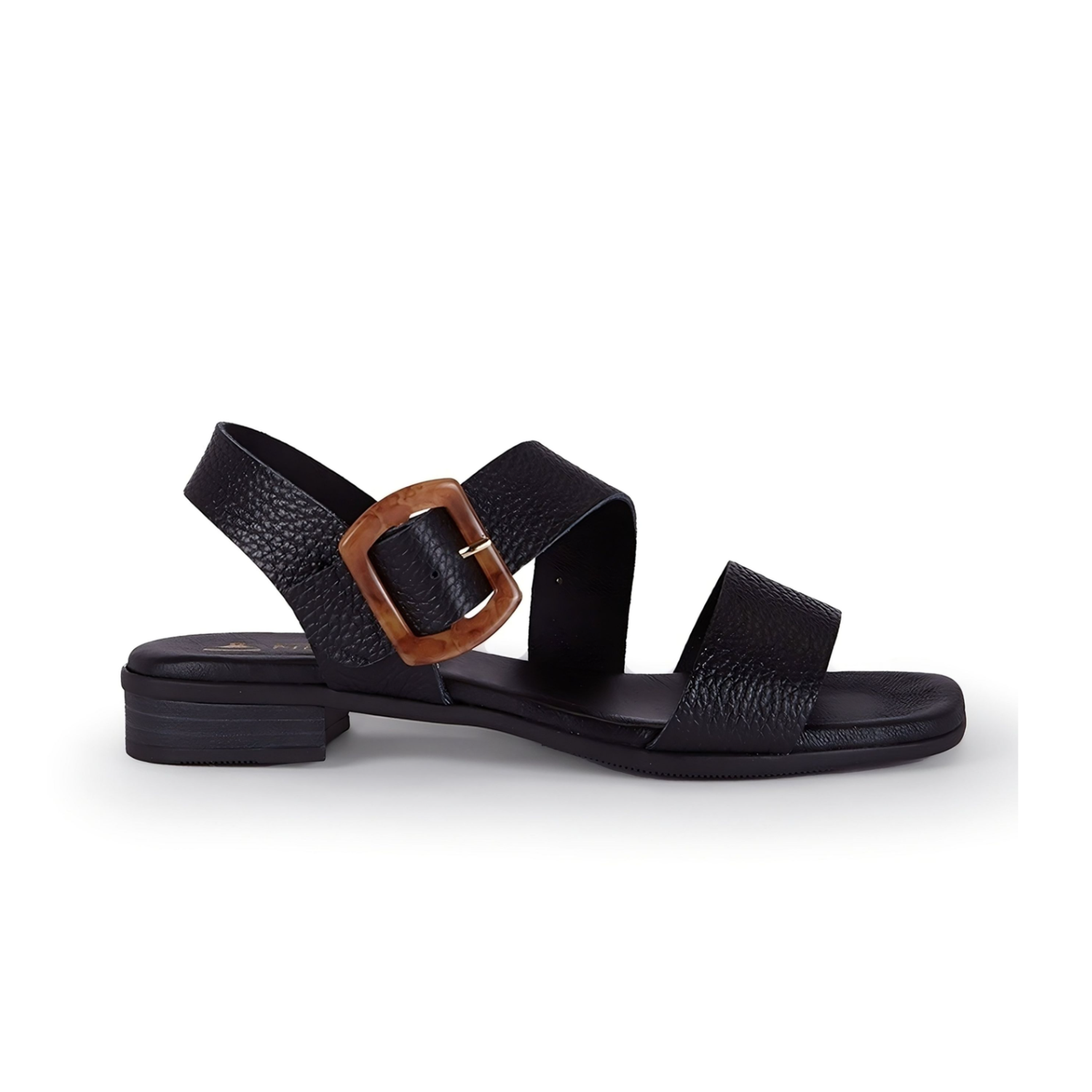 Juliette Sandal - Side Buckle Black