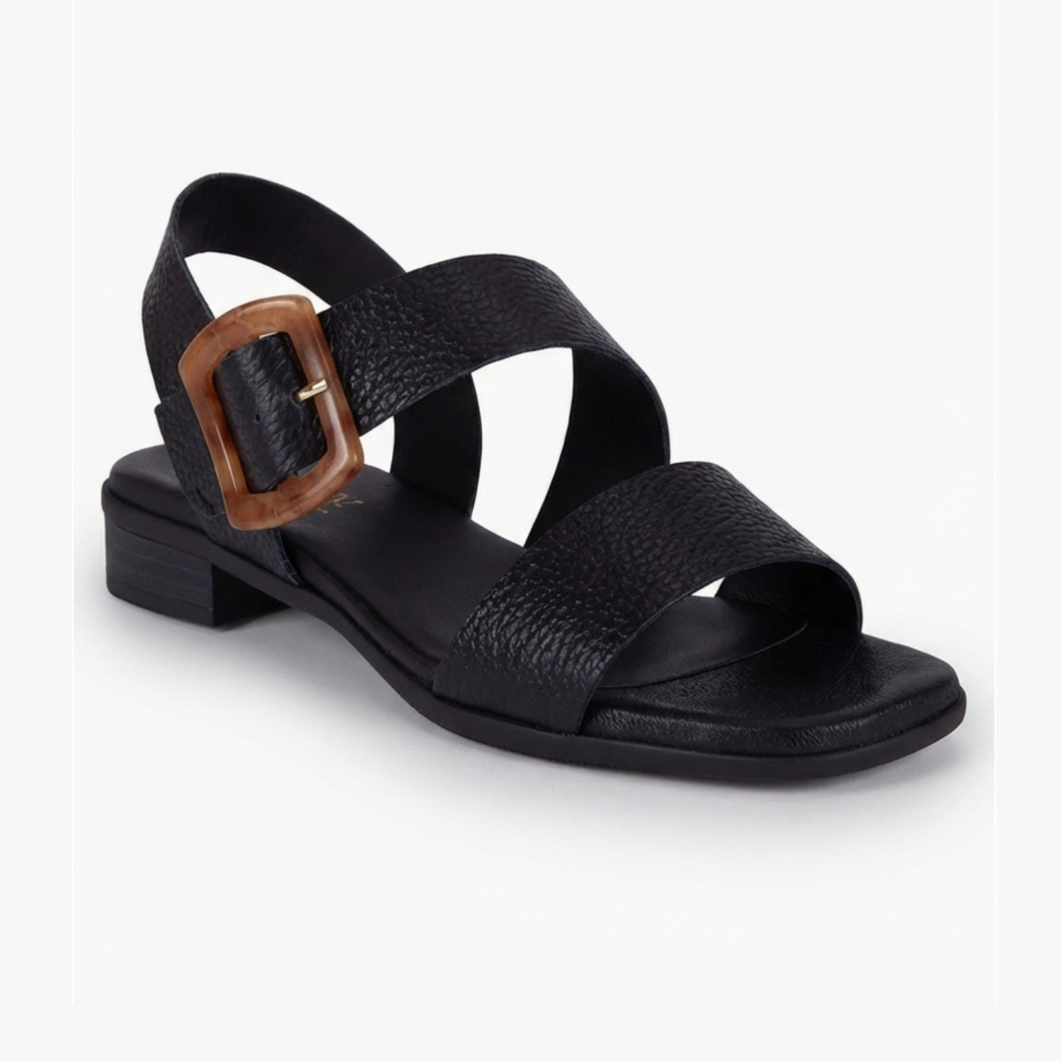 Juliette Sandal - Side Buckle Black