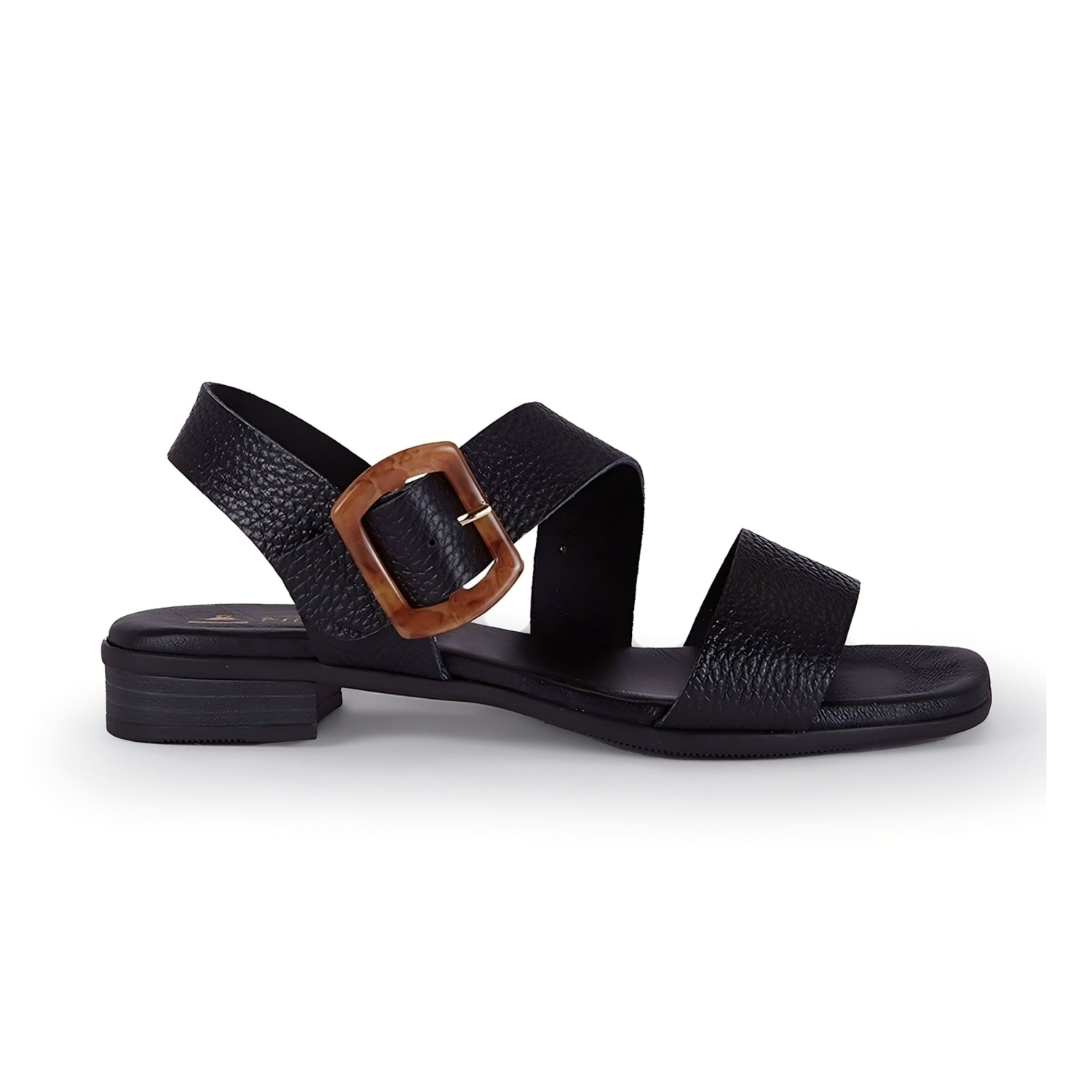 Juliette Sandal - Side Buckle Black
