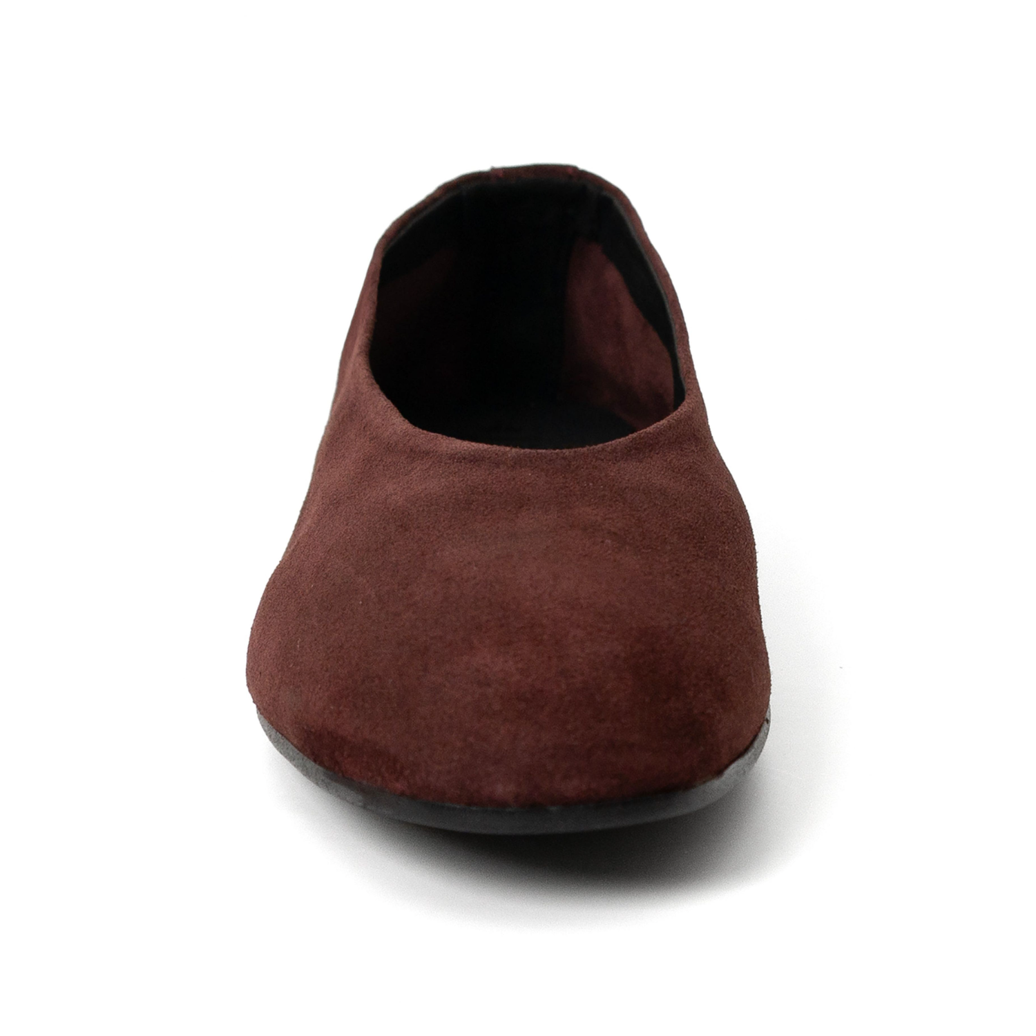 Lucrecia Suede Flat - Burgundy