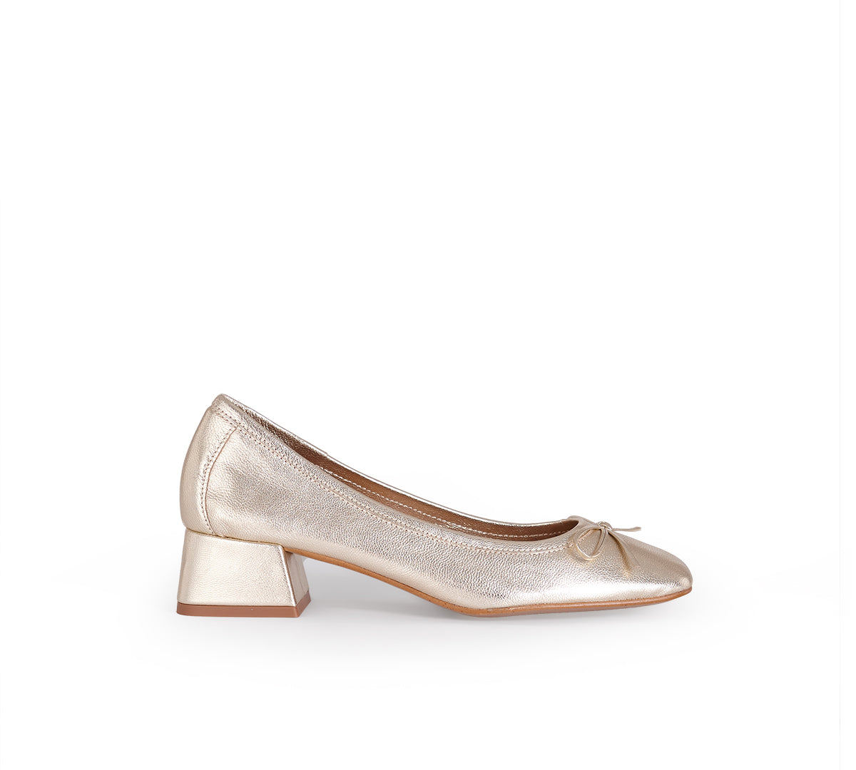 Cosime Gold Small Heel
