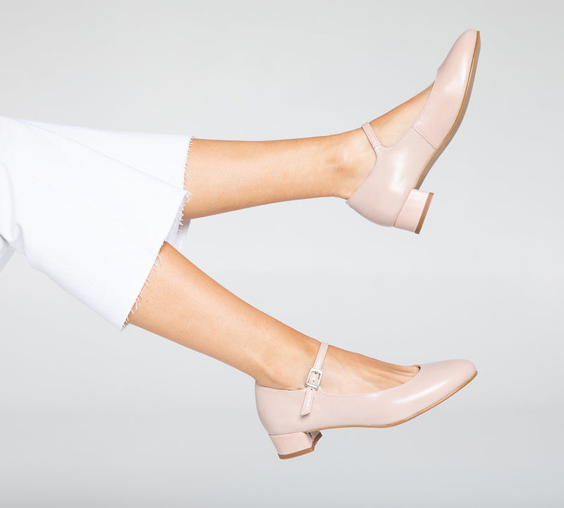 Mary Jane Nude Small Heel