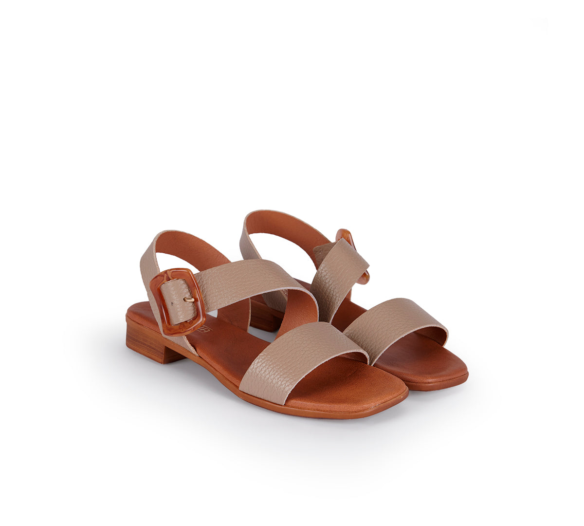 Juliette Side Buckle Taupe