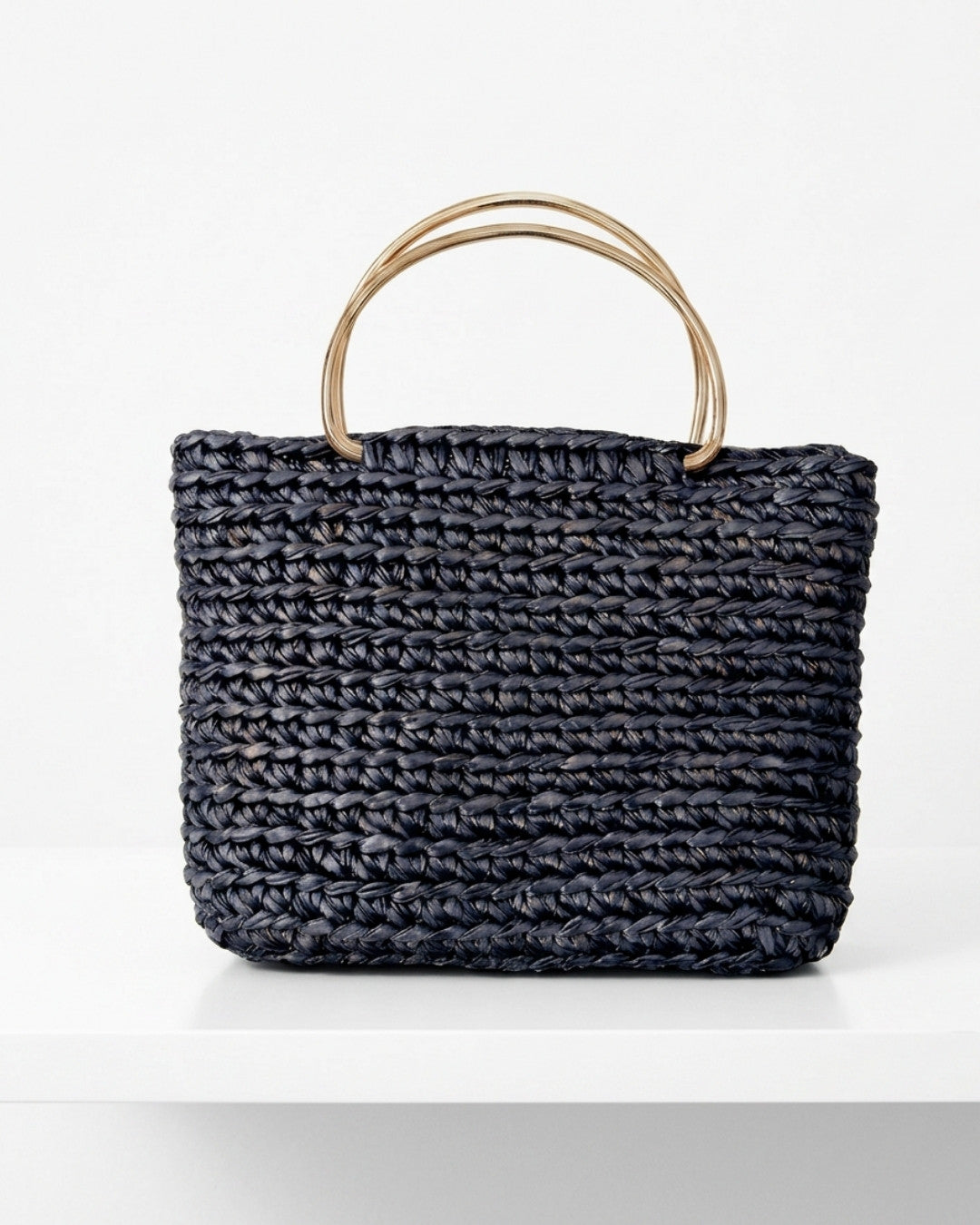 Macarena Navy Blue Clutch