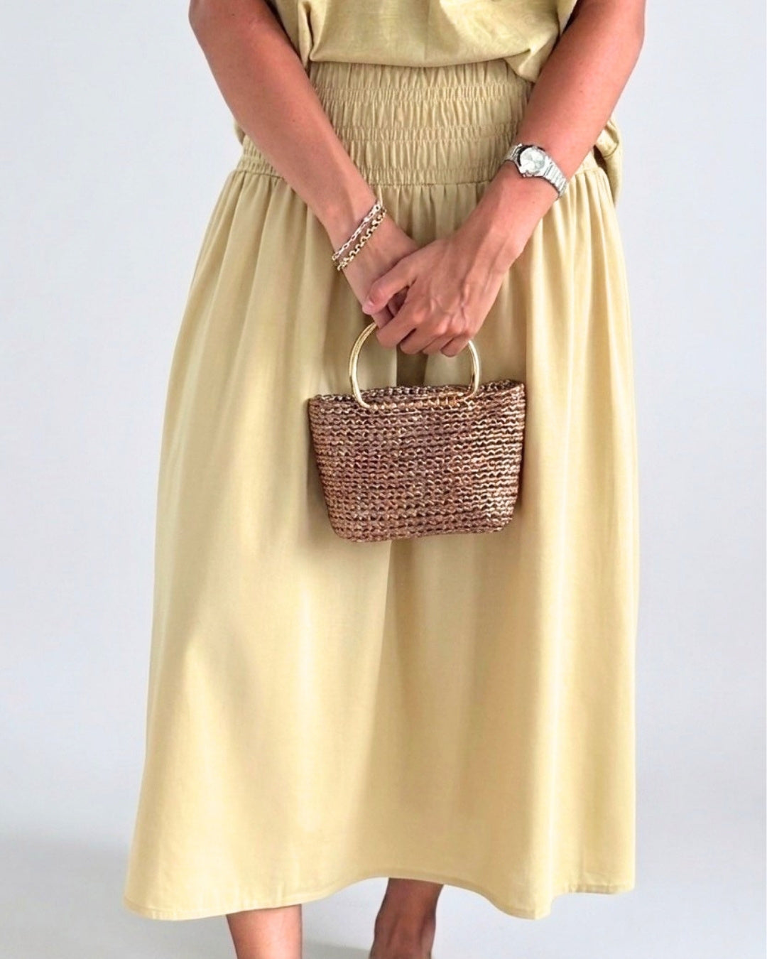 Macarena Bronze Clutch