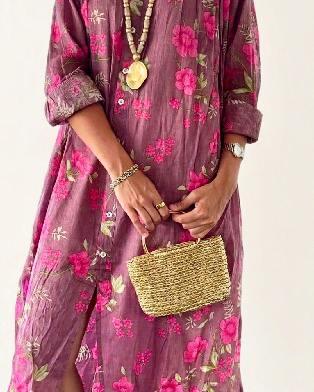 Macarena Gold Clutch